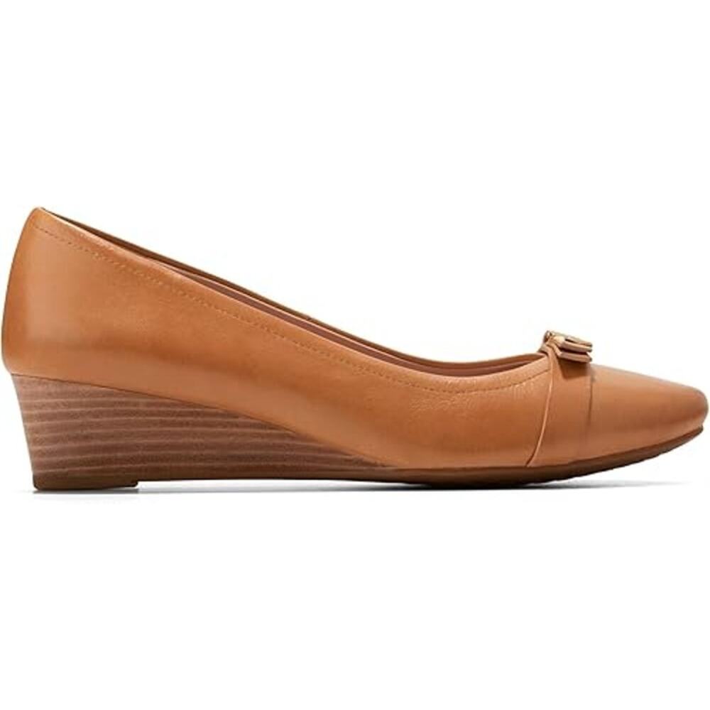 Cole Haan Tan Wedge Pumps - Picture 2 of 12